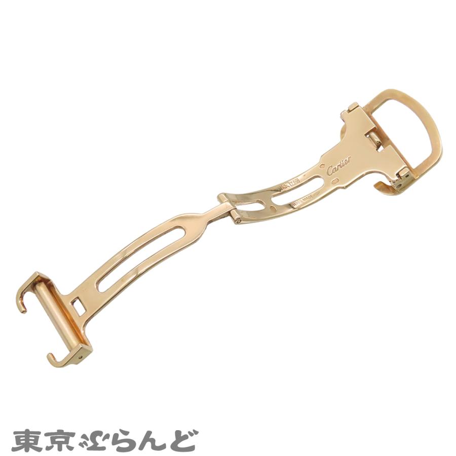 カルティエ CARTIER 純正 Dバックル イエローゴールド K18YG 金無垢 尾錠幅17mm 17g 腕時計小物 レディース 101857610の画像