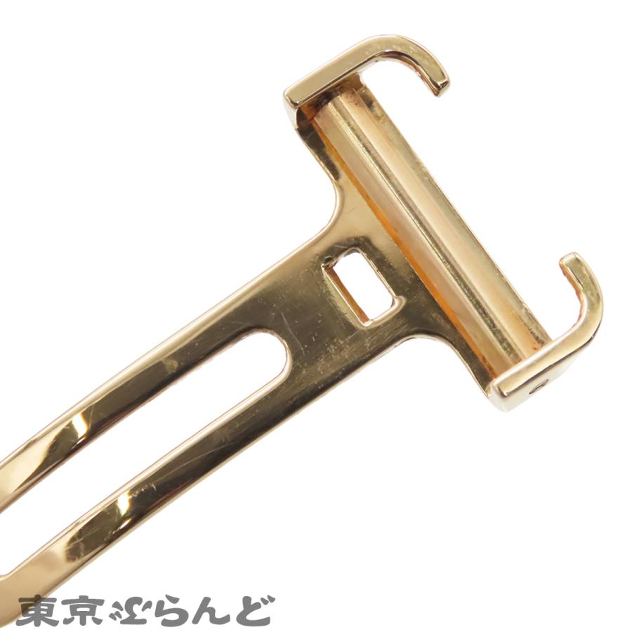 カルティエ CARTIER 純正 Dバックル イエローゴールド K18YG 金無垢 尾錠幅17mm 17g 腕時計小物 レディース 101857610の画像