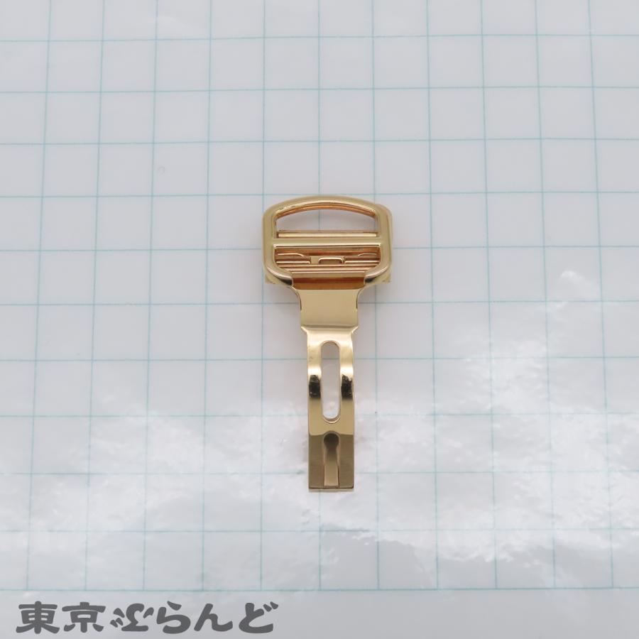 カルティエ CARTIER 純正 Dバックル イエローゴールド K18YG 金無垢 尾錠幅17mm 17g 腕時計小物 レディース 101857610の画像