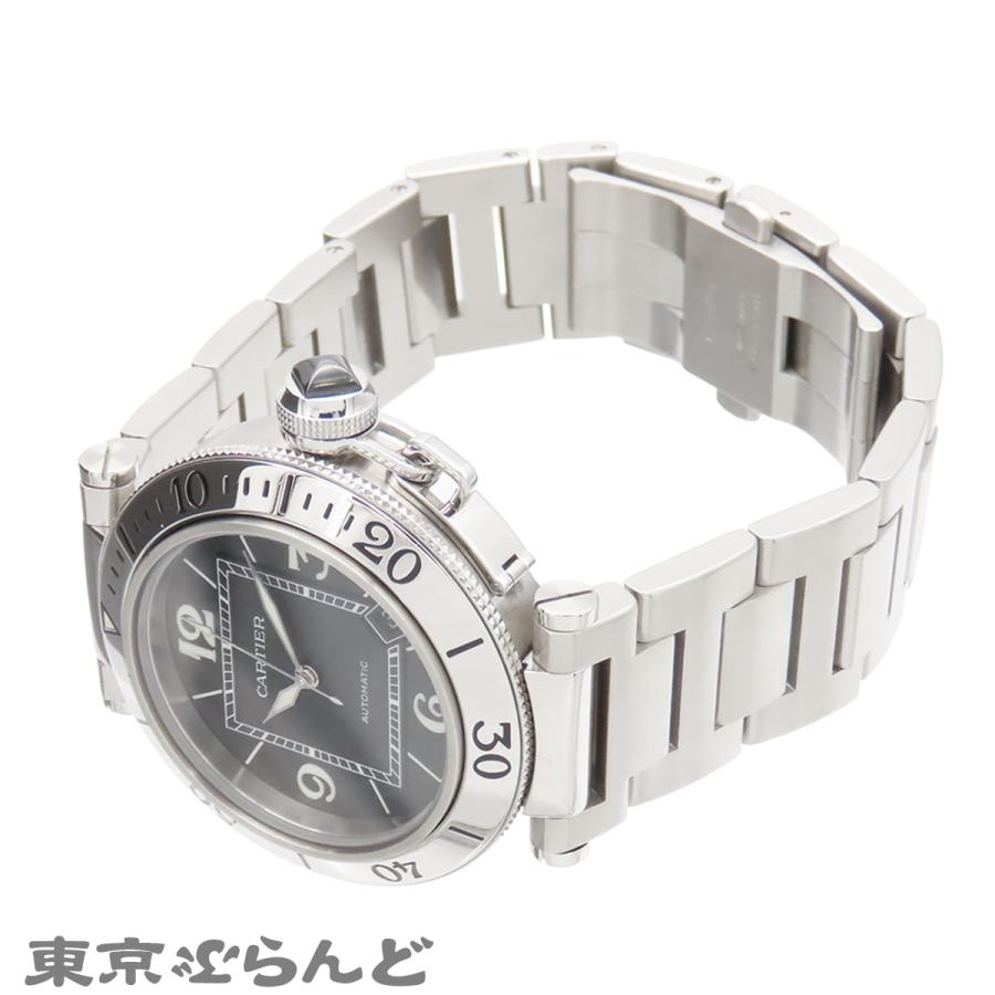 Cartier（カルティエ） パシャ シータイマー W31077M7 ブラック SS 箱