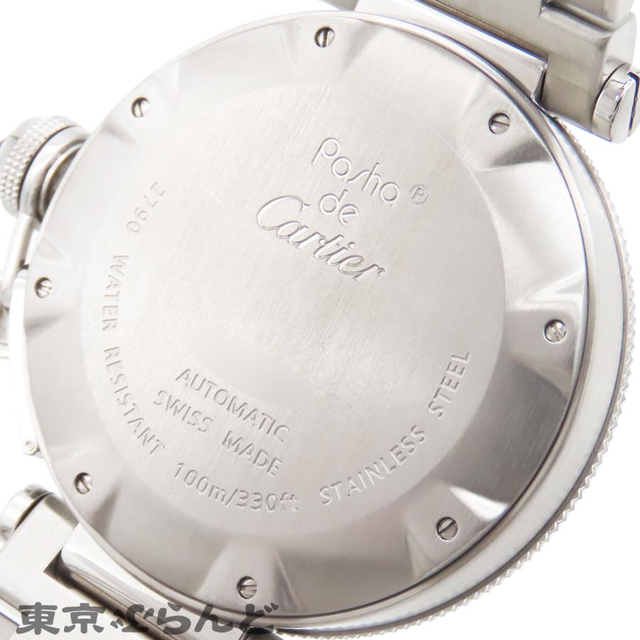 Cartier（カルティエ） パシャ シータイマー W31077M7 ブラック SS 箱