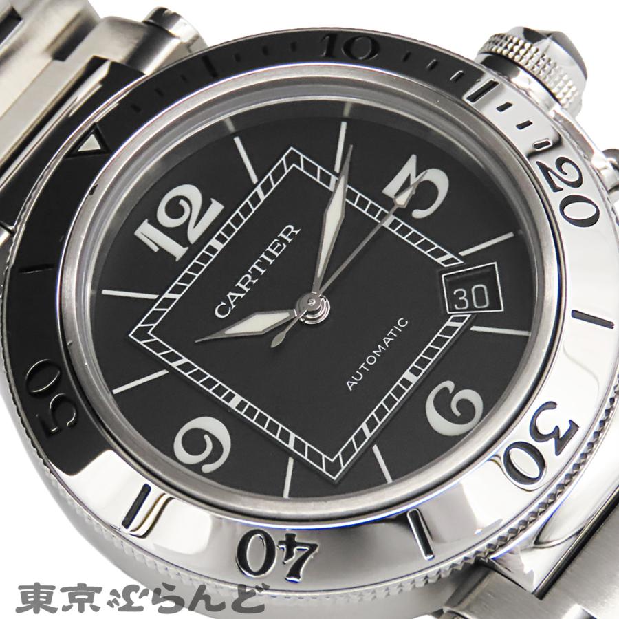 Cartier（カルティエ） パシャ シータイマー W31077M7 ブラック SS 箱