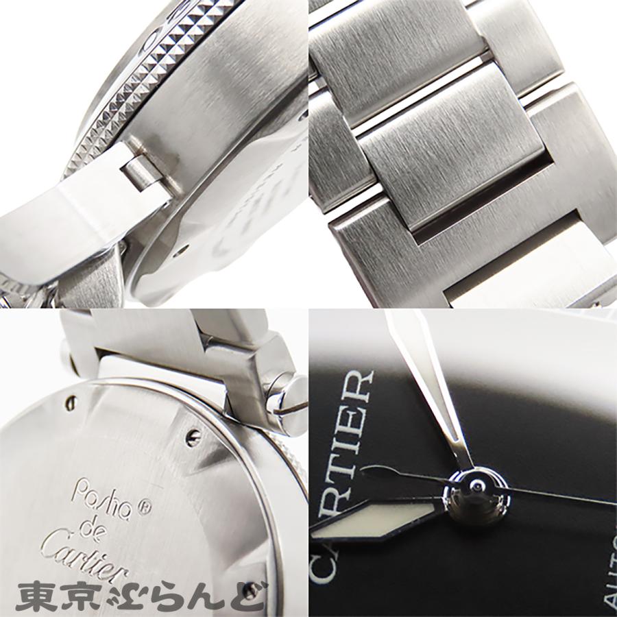 Cartier（カルティエ） パシャ シータイマー W31077M7 ブラック SS 箱