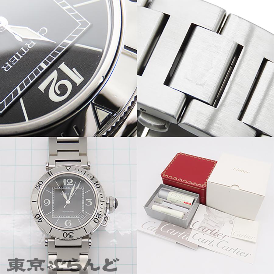Cartier（カルティエ） パシャ シータイマー W31077M7 ブラック SS 箱