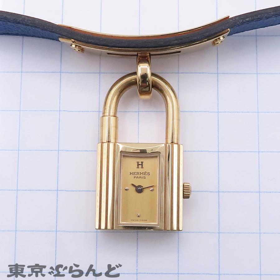 HERMES（エルメス） ケリーウォッチ ○Z刻印 ゴールド ブルー