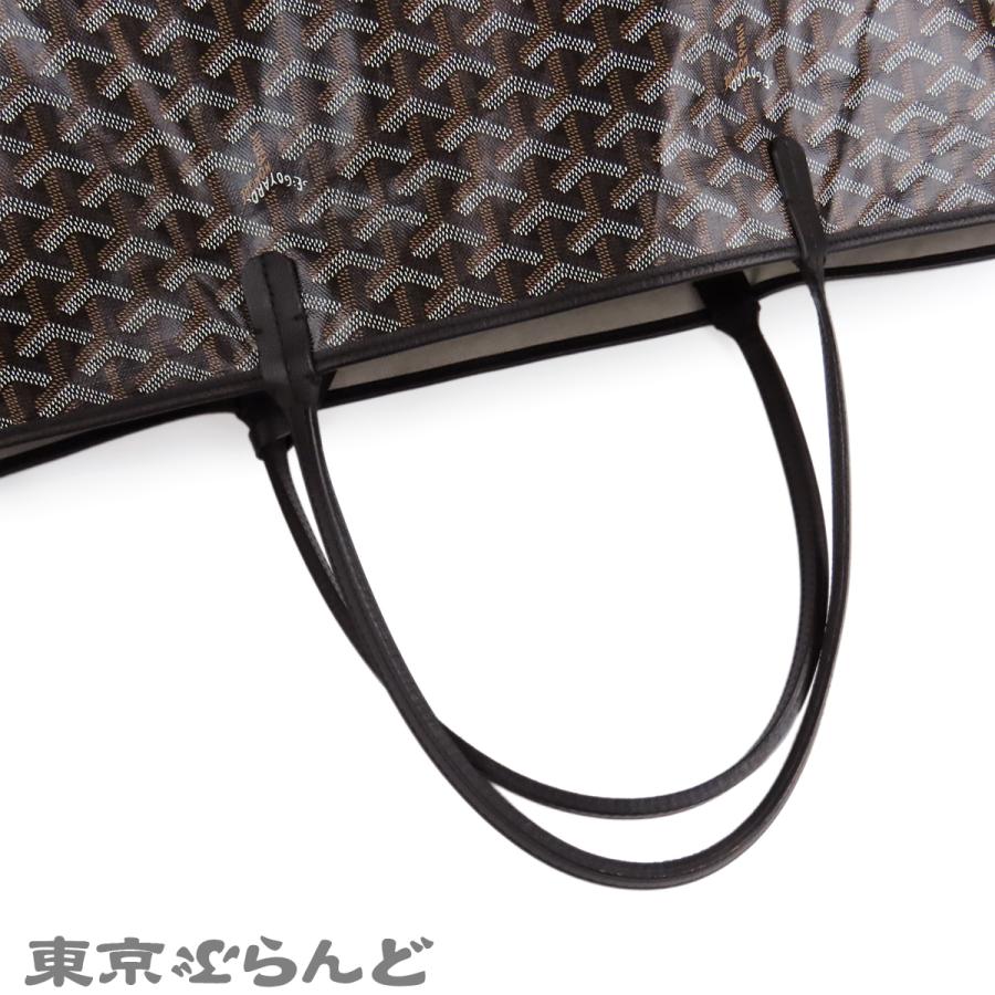 GOYARD（ゴヤール） サンルイ GM ブラックxブラウン PVCコーティング