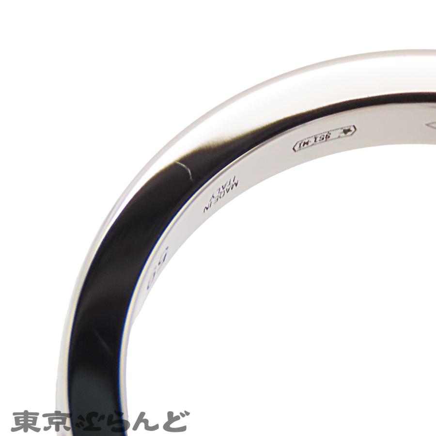 BVLGARI（ブルガリ） リング Pt950 ダブルロゴ 18.5号相当 354974 箱