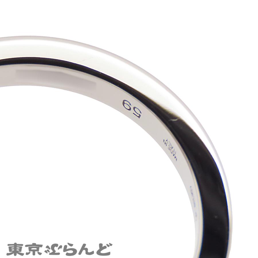 BVLGARI（ブルガリ） リング Pt950 ダブルロゴ 18.5号相当 354974 箱