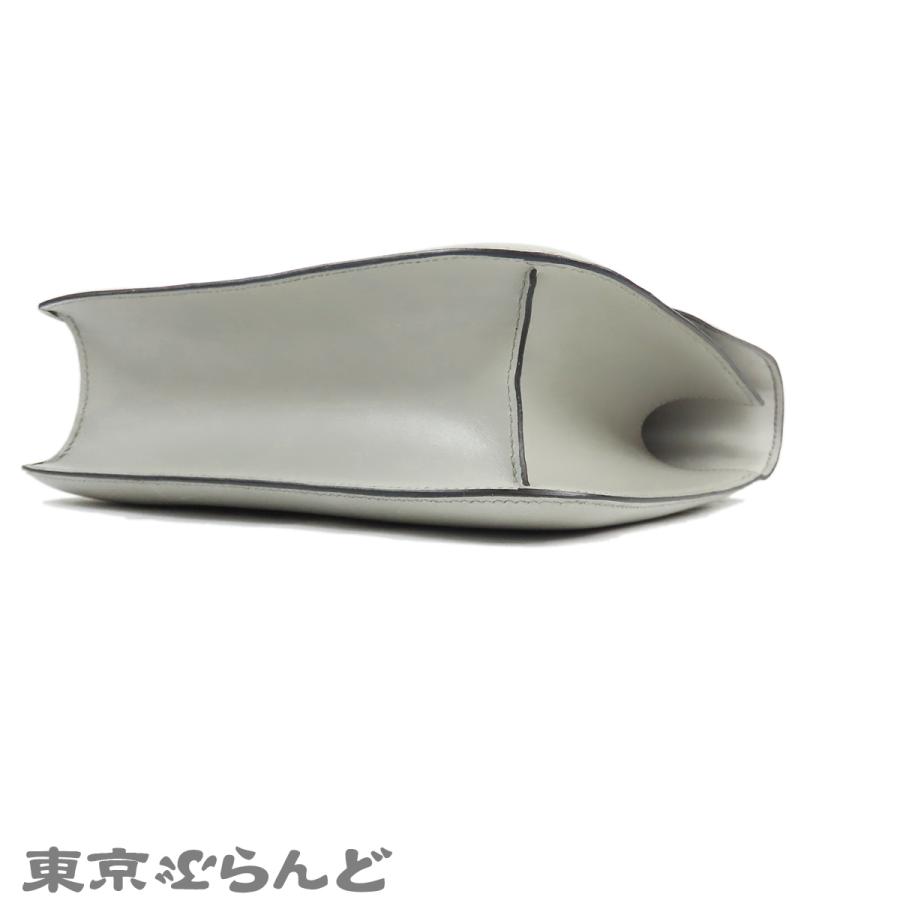 エルメス HERMES コンスタンス □B刻印 グレー シルバー金具 ボックスカーフ ショルダーバッグ レディース 101859758の画像