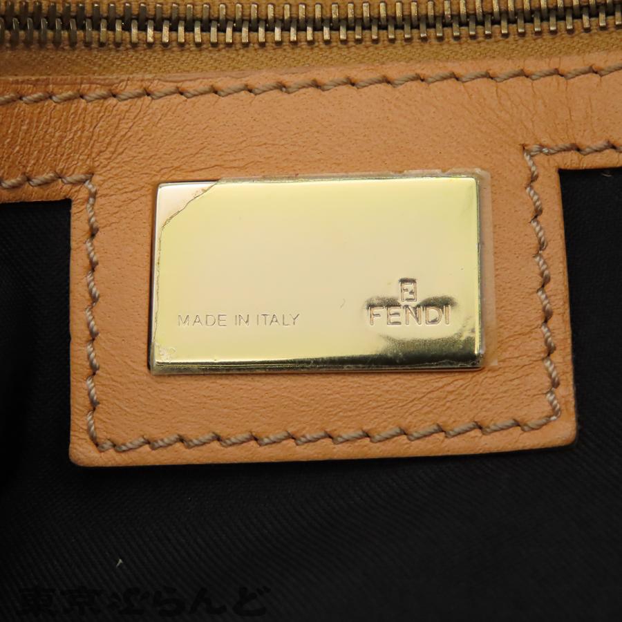 FENDI（フェンディ） ズッキーノ 8BN005 ブラックxシルバーxベージュ