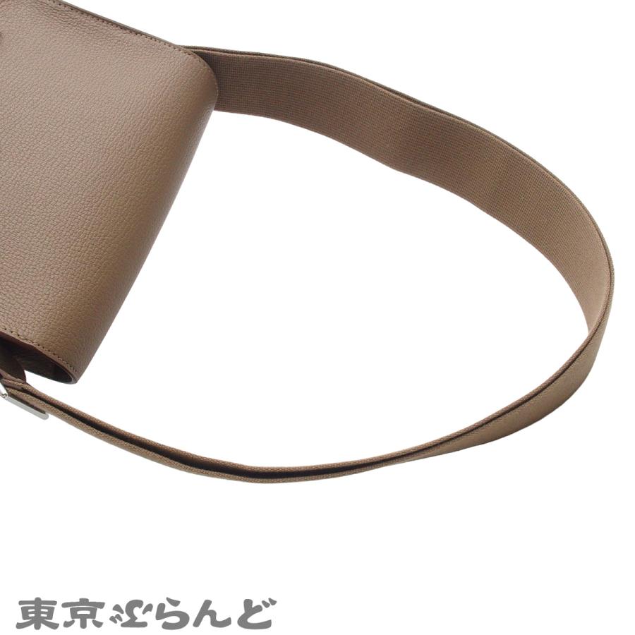 エルメス HERMES ゲタ W刻印 エトゥープ シルバー金具 シェーブル 2024年 ショルダーバッグ レディース 101860040の画像