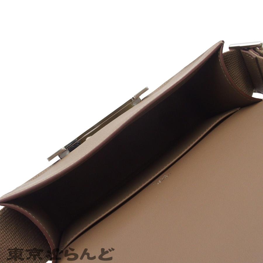 エルメス HERMES ゲタ W刻印 エトゥープ シルバー金具 シェーブル 2024年 ショルダーバッグ レディース 101860040の画像