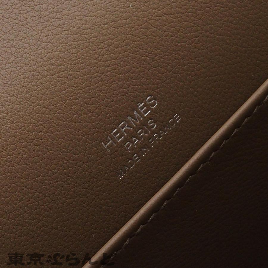 エルメス HERMES ゲタ W刻印 エトゥープ シルバー金具 シェーブル 2024年 ショルダーバッグ レディース 101860040の画像