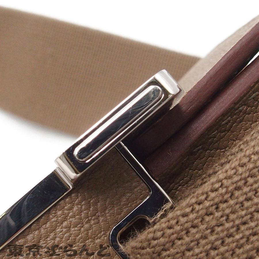 エルメス HERMES ゲタ W刻印 エトゥープ シルバー金具 シェーブル 2024年 ショルダーバッグ レディース 101860040の画像