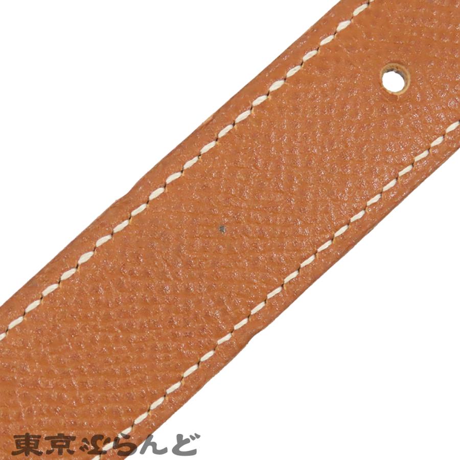 エルメス コンスタンス ミニ Hベルト 〇X刻印 ブラックxゴールド G金具 ボックスカーフ クシュベル リバーシブル 65 レディース ヴィンテージ 101860162_4