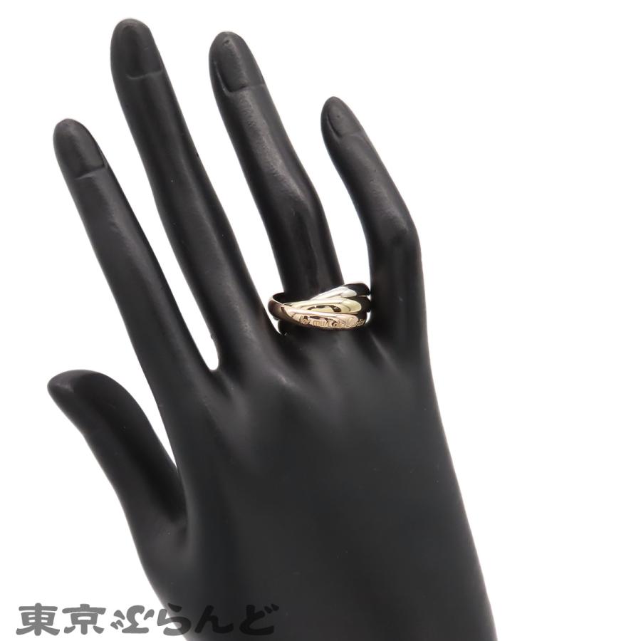 Cartier（カルティエ） トリニティ リング スリーカラーゴールド K18YG