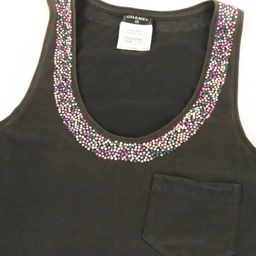 CHANEL（シャネル） タンクトップ P43358V31383 ブラック コットン