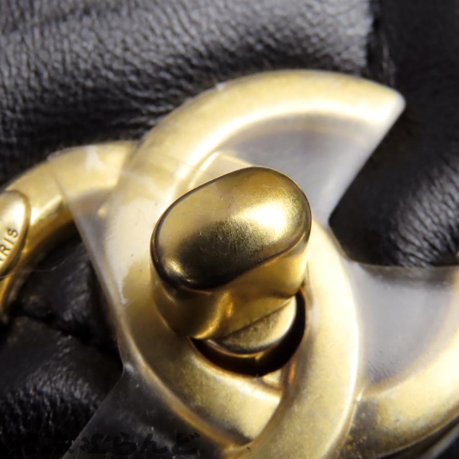 シャネル CHANEL バックパック ブラック 黒 ゴールド金具 ラムスキン マトラッセ リュック・デイパック レディース 101860599の画像