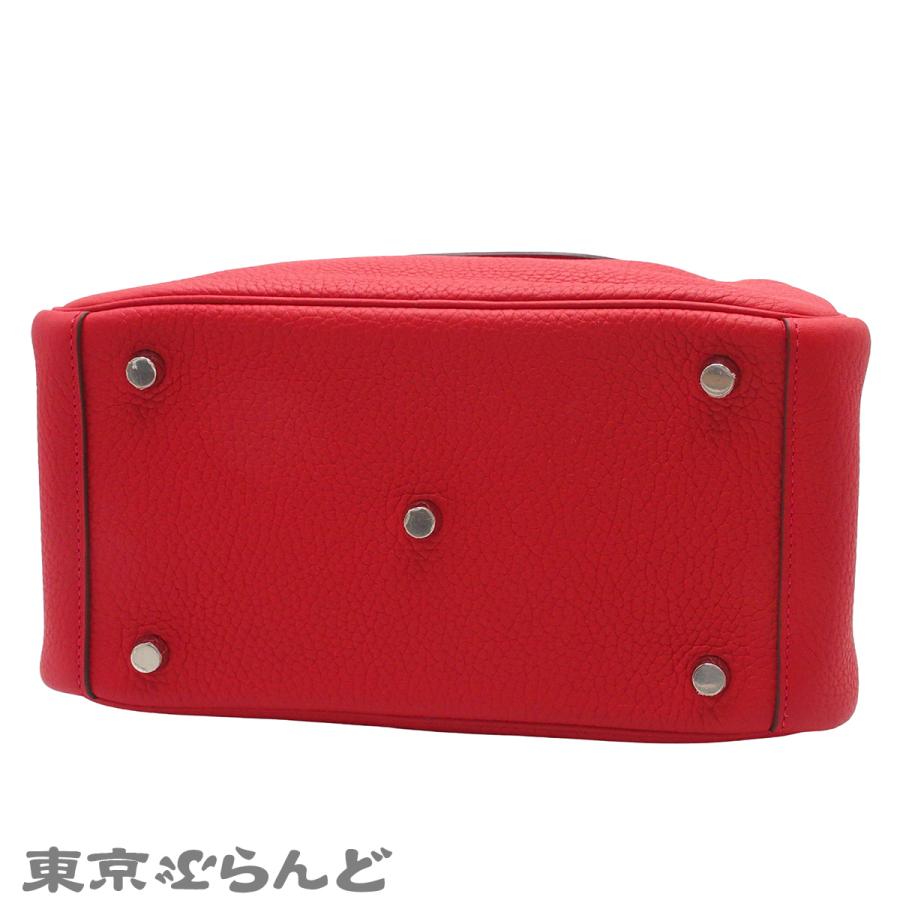 エルメス HERMES リンディ 26 A刻印 ルージュカザック シルバー金具 トリヨンクレマンス 2WAY ハンドバッグ ショルダーバッグ 2017年 レディース 101860976の画像