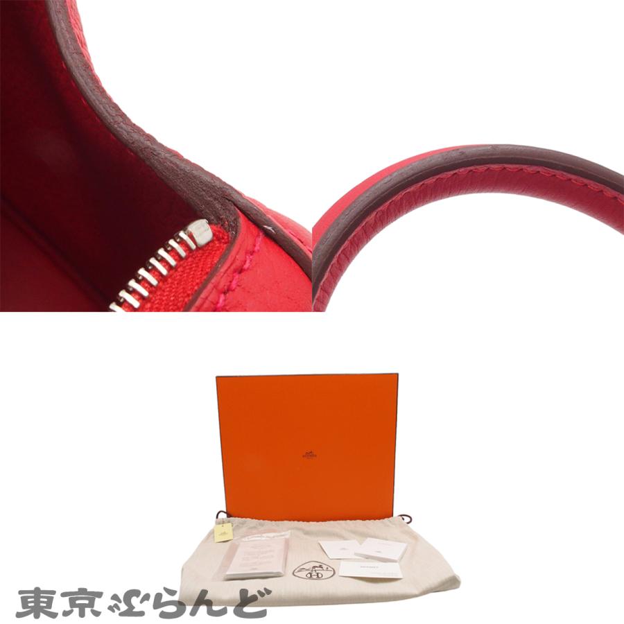 エルメス HERMES リンディ 26 A刻印 ルージュカザック シルバー金具 トリヨンクレマンス 2WAY ハンドバッグ ショルダーバッグ 2017年 レディース 101860976の画像