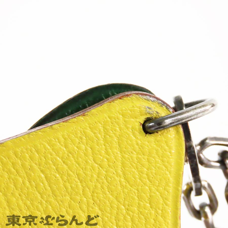 HERMES（エルメス） レモン チャーム レモンイエローxグリーン