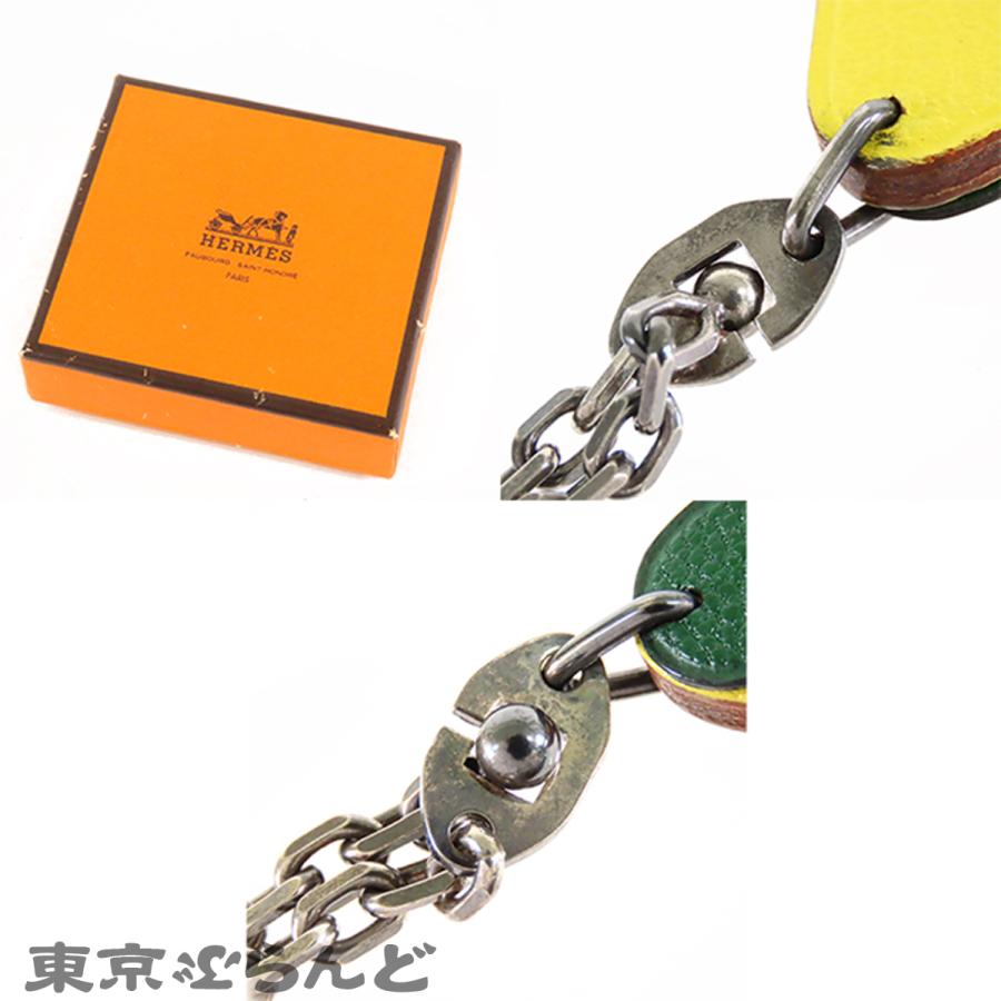 HERMES（エルメス） レモン チャーム レモンイエローxグリーン