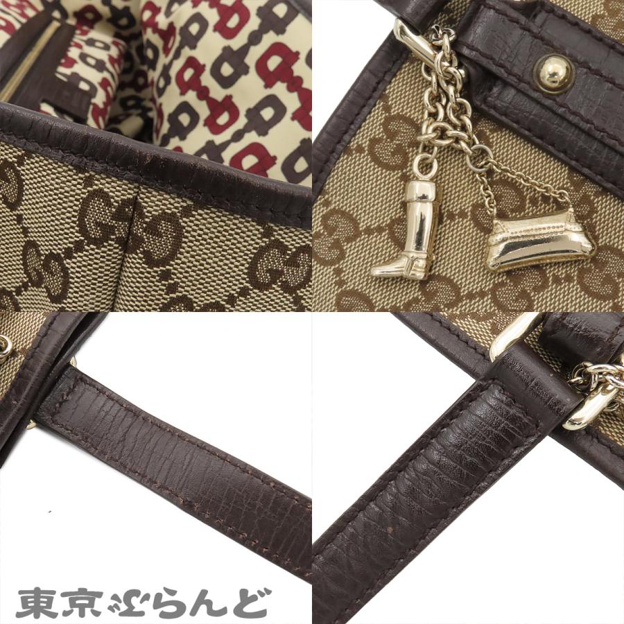 GUCCI グッチ GGキャンバス シェリーライン トートバッグ 139260 GUCCI
