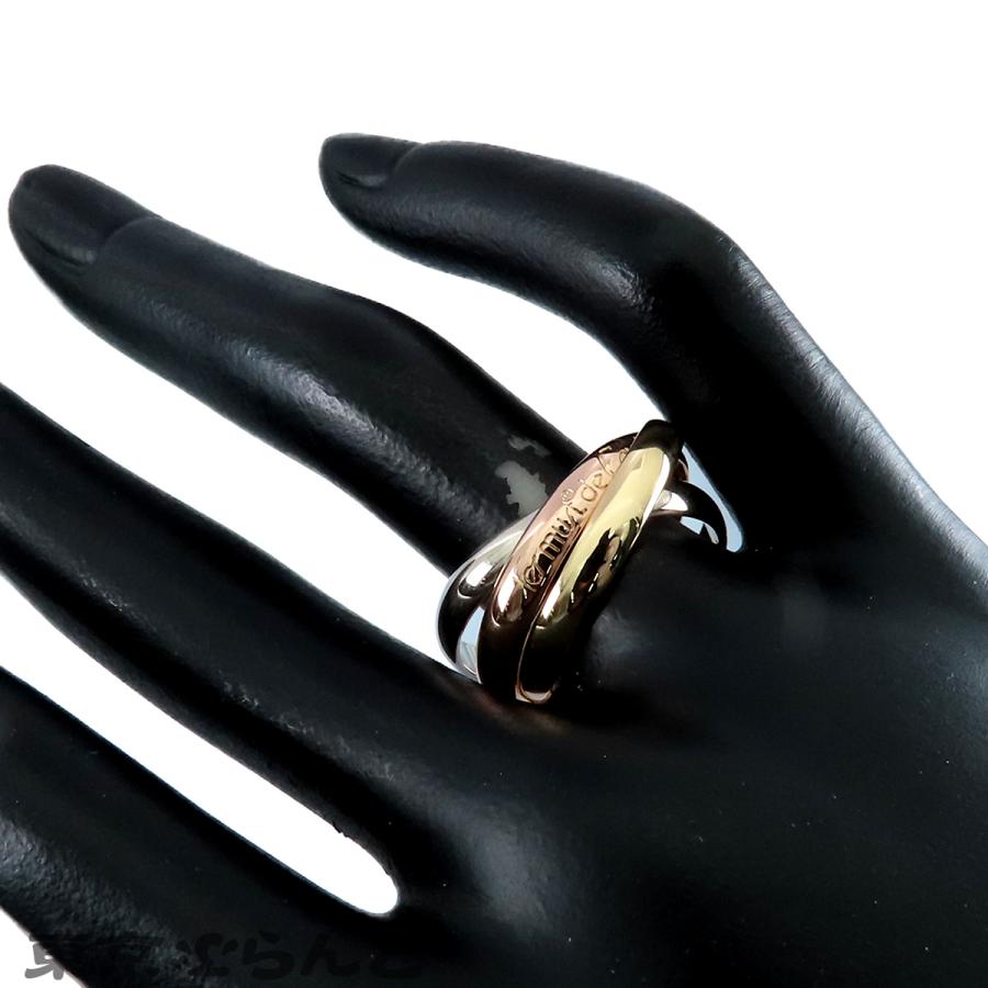 Cartier（カルティエ） トリニティリング スリーカラーゴールド K18PG