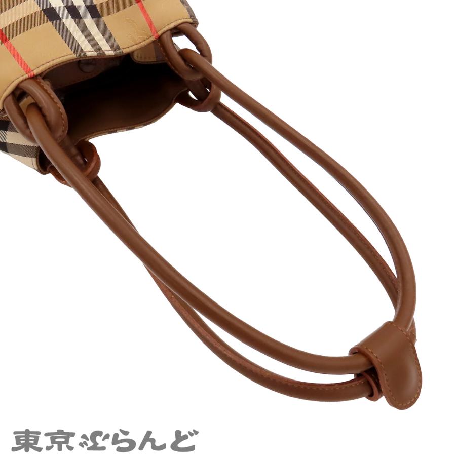 BURBERRY（バーバリー） ノバチェック 巾着式 ワンショルダーバッグ