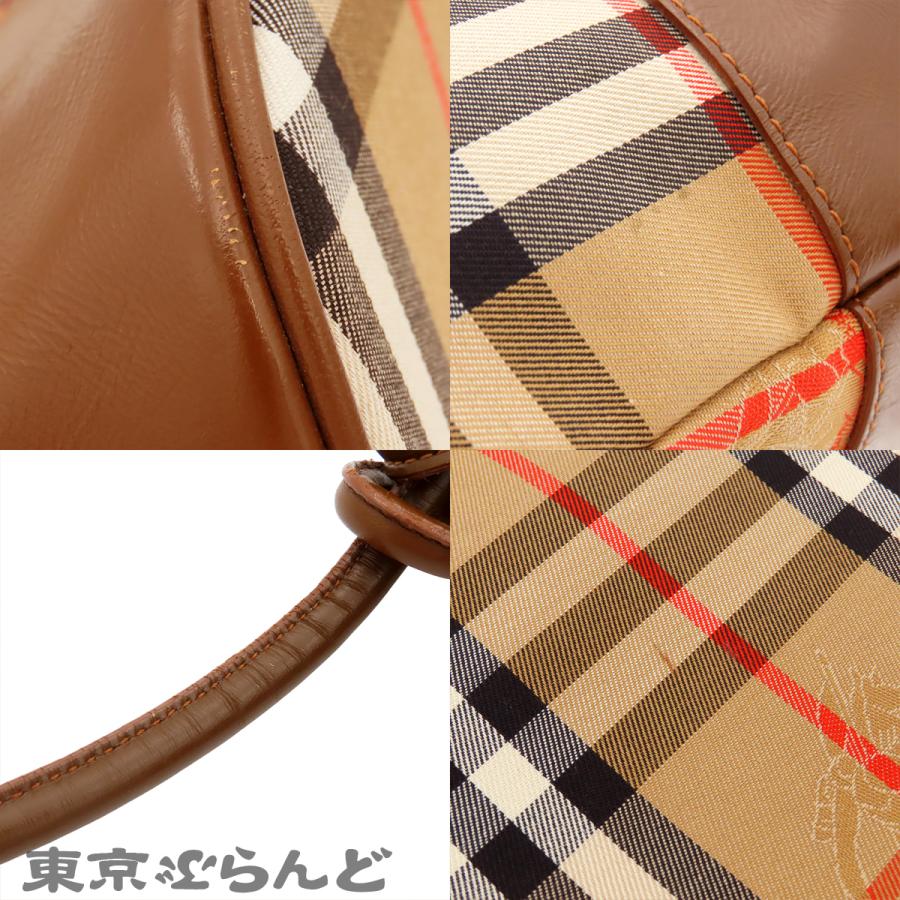 Burberry ノバチェック 巾着 ショルダーバッグ BURBERRY（バーバリー） ノバチェック 巾着式 ワンショルダーバッグ