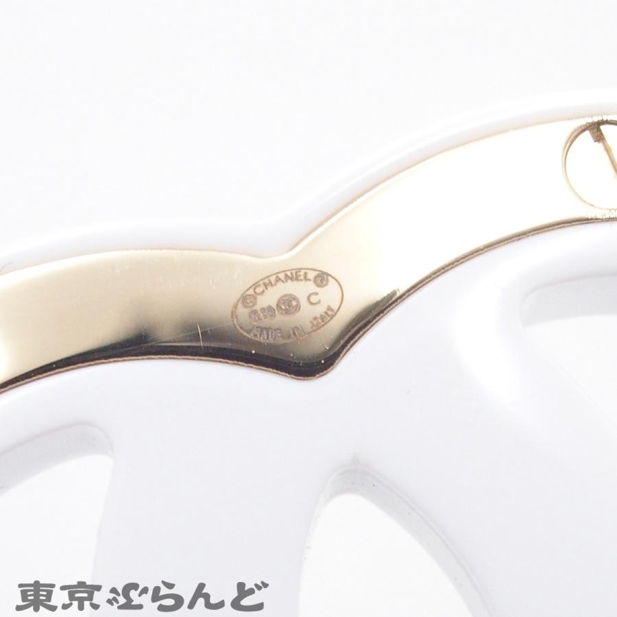 シャネル CHANEL ブローチ AB0912 ホワイト マルチカラー プラスチック ココマーク ラインストーン B19C レディース 101863160_5