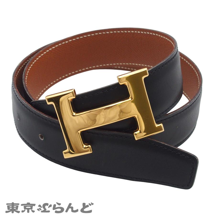 正規品　エルメス　コンスタンス Hベルト リバーシブル　65 黒　ゴールド HERMES（エルメス） コンスタンス Hベルト リバーシブル 〇W刻印