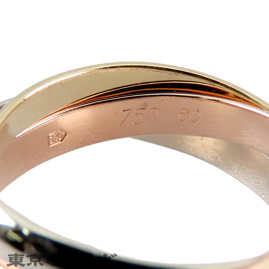 Cartier（カルティエ） トリニティリング スリーカラーゴールド K18PG