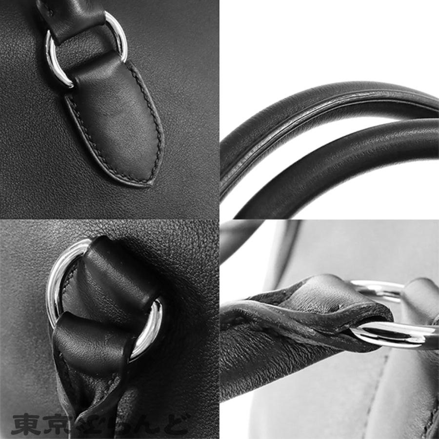 HERMES（エルメス） ツールボックス 26 ブラック 黒 シルバー金具
