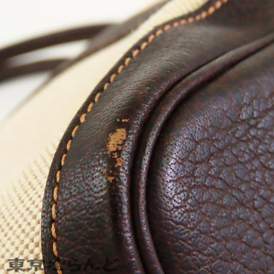 HERMES（エルメス） ガーデンパーティ PM □I刻印 ナチュラルxマロン