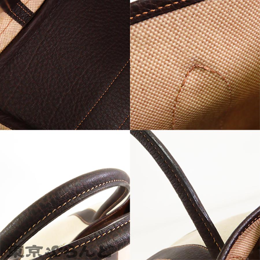 HERMES（エルメス） ガーデンパーティ PM □I刻印 ナチュラルxマロン