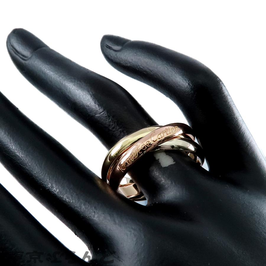 Cartier（カルティエ） トリニティリング スリーカラーゴールド K18PG