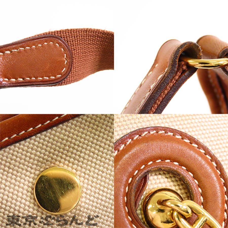 HERMES（エルメス） ヴェスパ □A刻印 ゴールドxナチュラル ゴールド