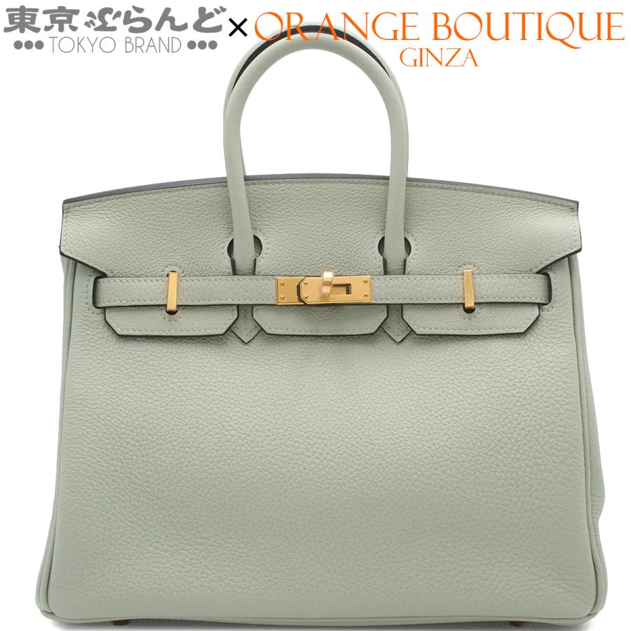 ハンドバッグ グレー ゴールド金具/ 25cm HERMES（エルメス） バーキン25 B刻印 グリネヴェ ゴールド金具 トゴ