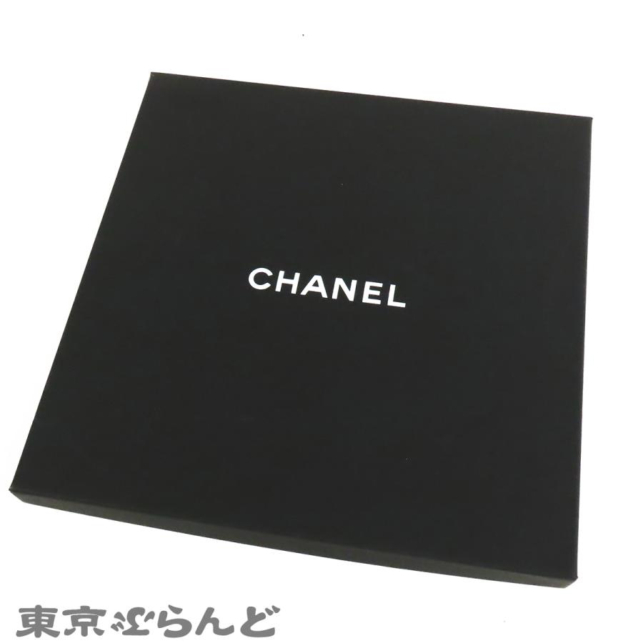 CHANEL（シャネル） ココマーク スカーフ ピンクxブラックxホワイト