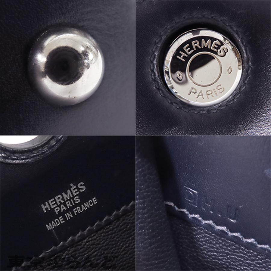 HERMES（エルメス） ダルヴィ MM □D刻印 ブルーインディゴ シルバー 