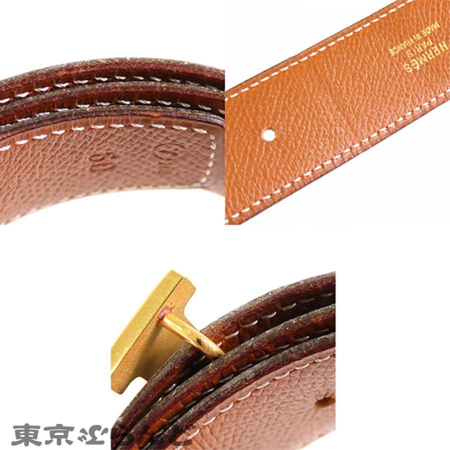 HERMES（エルメス） HERMES Hベルト コンスタンス 〇Y刻印 ブラックx