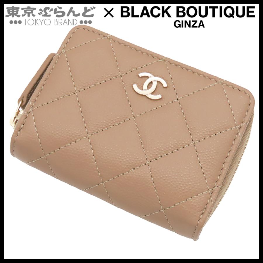 CHANEL（シャネル） コンパクトウォレット ベージュ ゴールド金具
