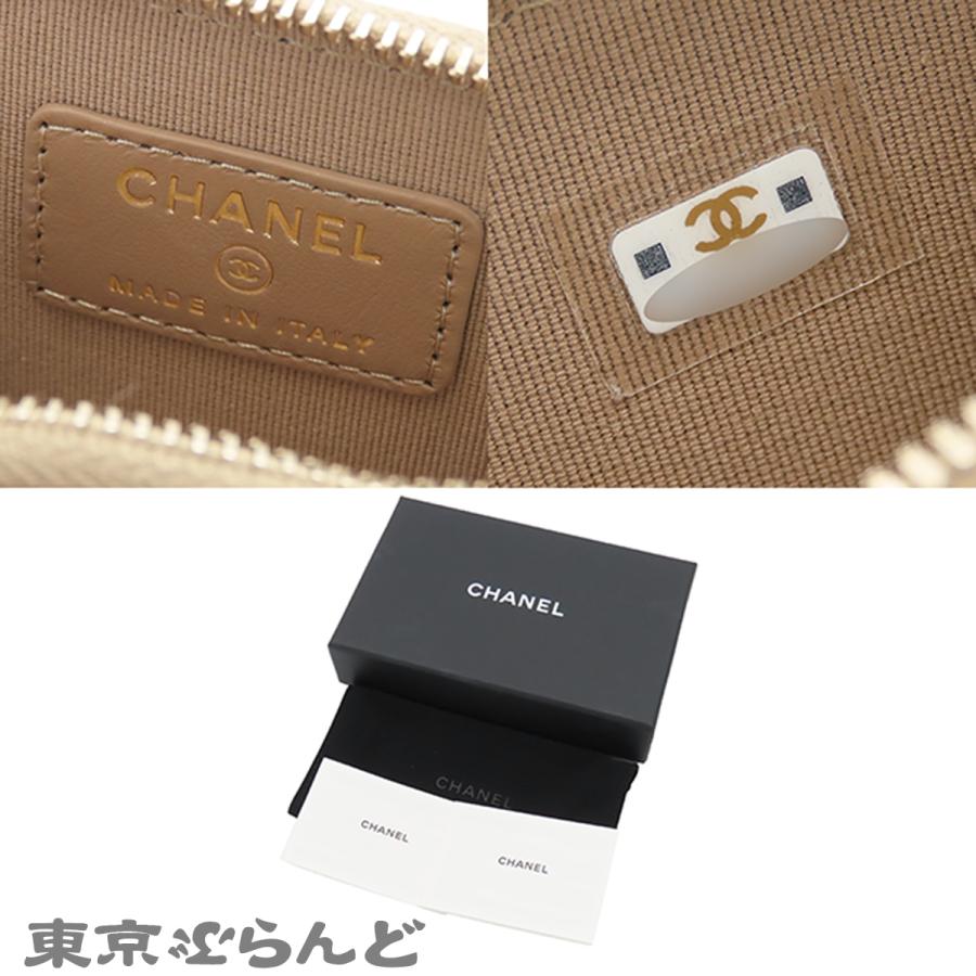 CHANEL（シャネル） コンパクトウォレット ベージュ ゴールド金具