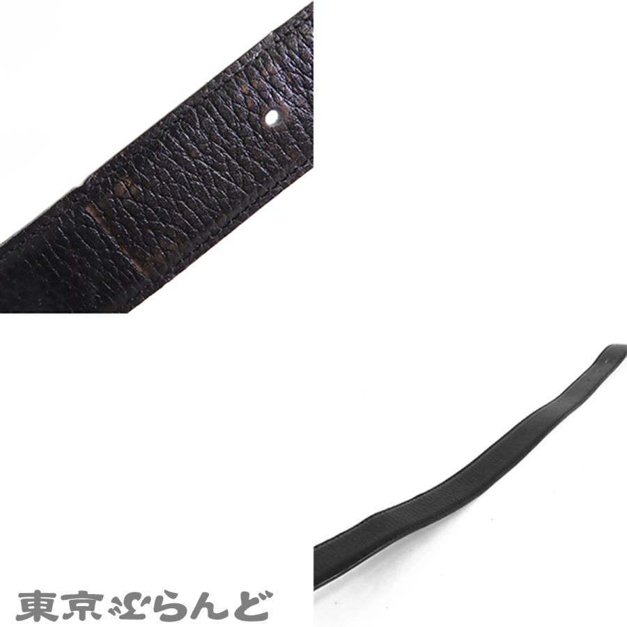 HERMES（エルメス） Hベルト コンスタンス 〇Z刻印 ブラックxゴールド