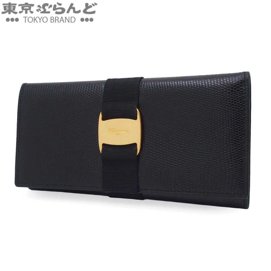 サルヴァトーレフェラガモ Salvatore Ferragamo ヴァラリボン 長財布
