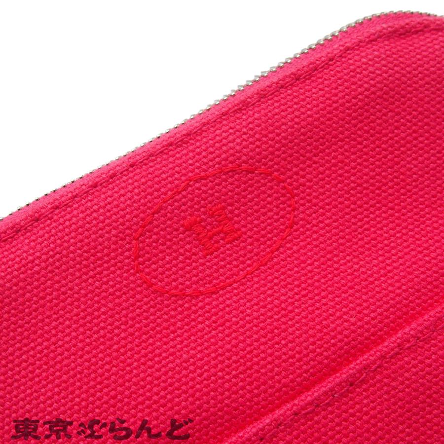 HERMES（エルメス） ボリードポーチ ミニミニ ハイビスカス シルバー 