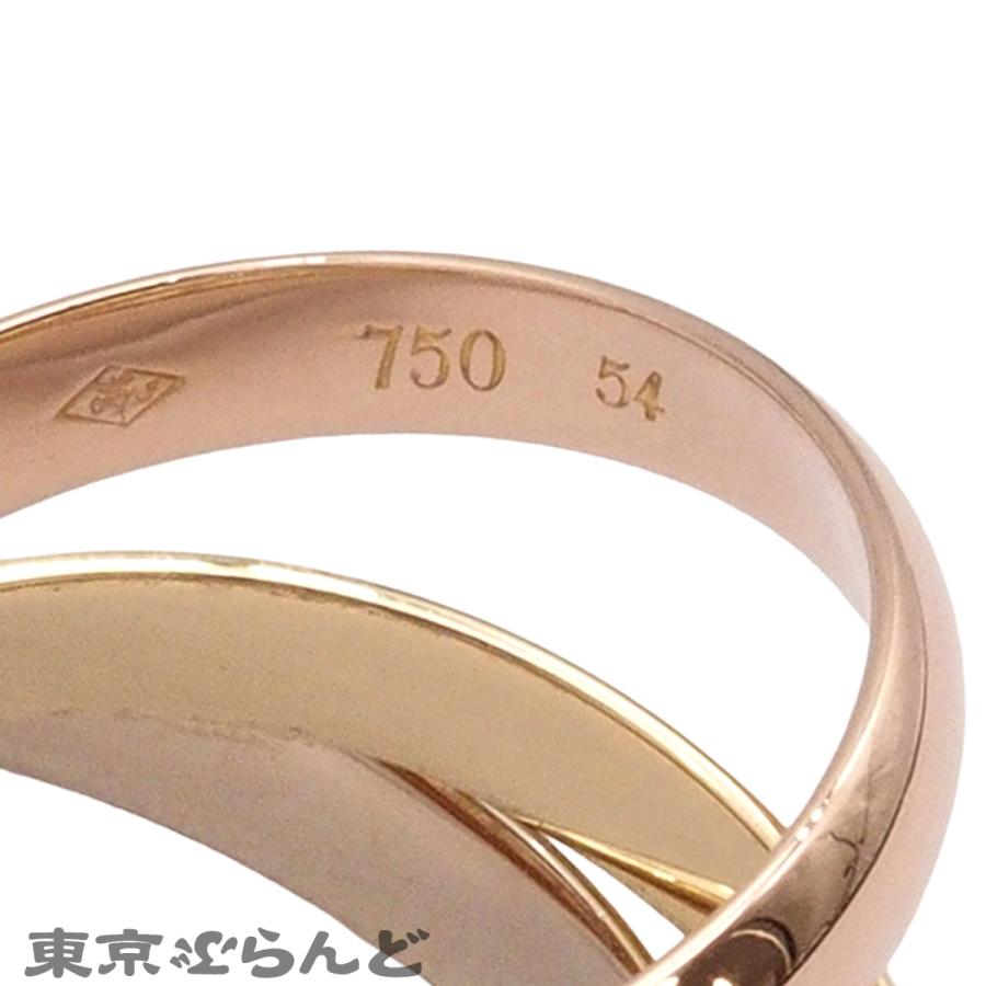 Cartier（カルティエ） トリニティリング スリーカラーゴールド K18YG