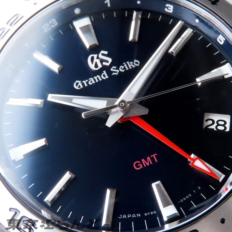 セイコー SEIKO SBGN029/9F86-0AK0 グランドセイコー スポーツコレクション GMT デイト クォーツ メンズ 美品 箱・保証書付き_956678 SEIKO（セイコー） グランドセイコー SBGN029 9F86-0AK0 ネイビー SS