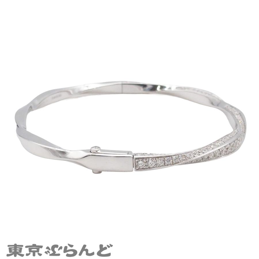 グラフ GRAFF スパイラル パヴェ ダイヤモンド バングル ブレスレット